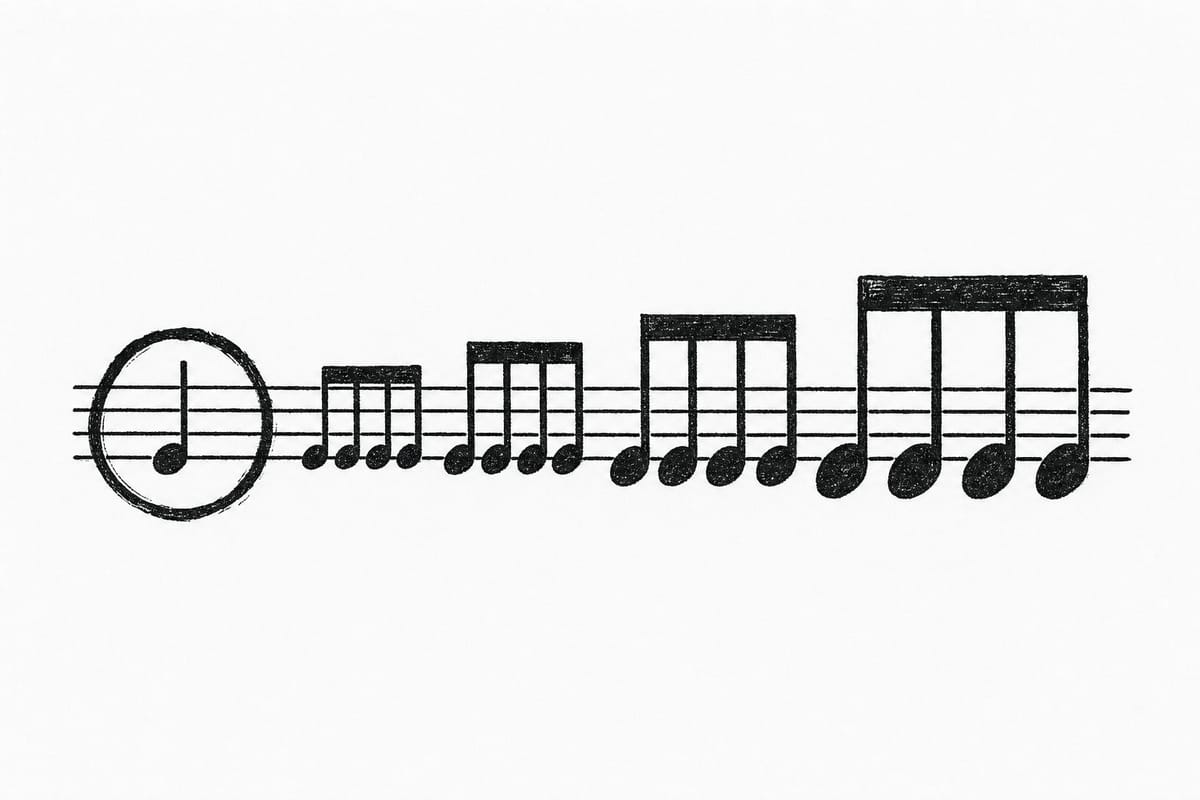 Motives, Goal Notes, and Musical Progression illustration